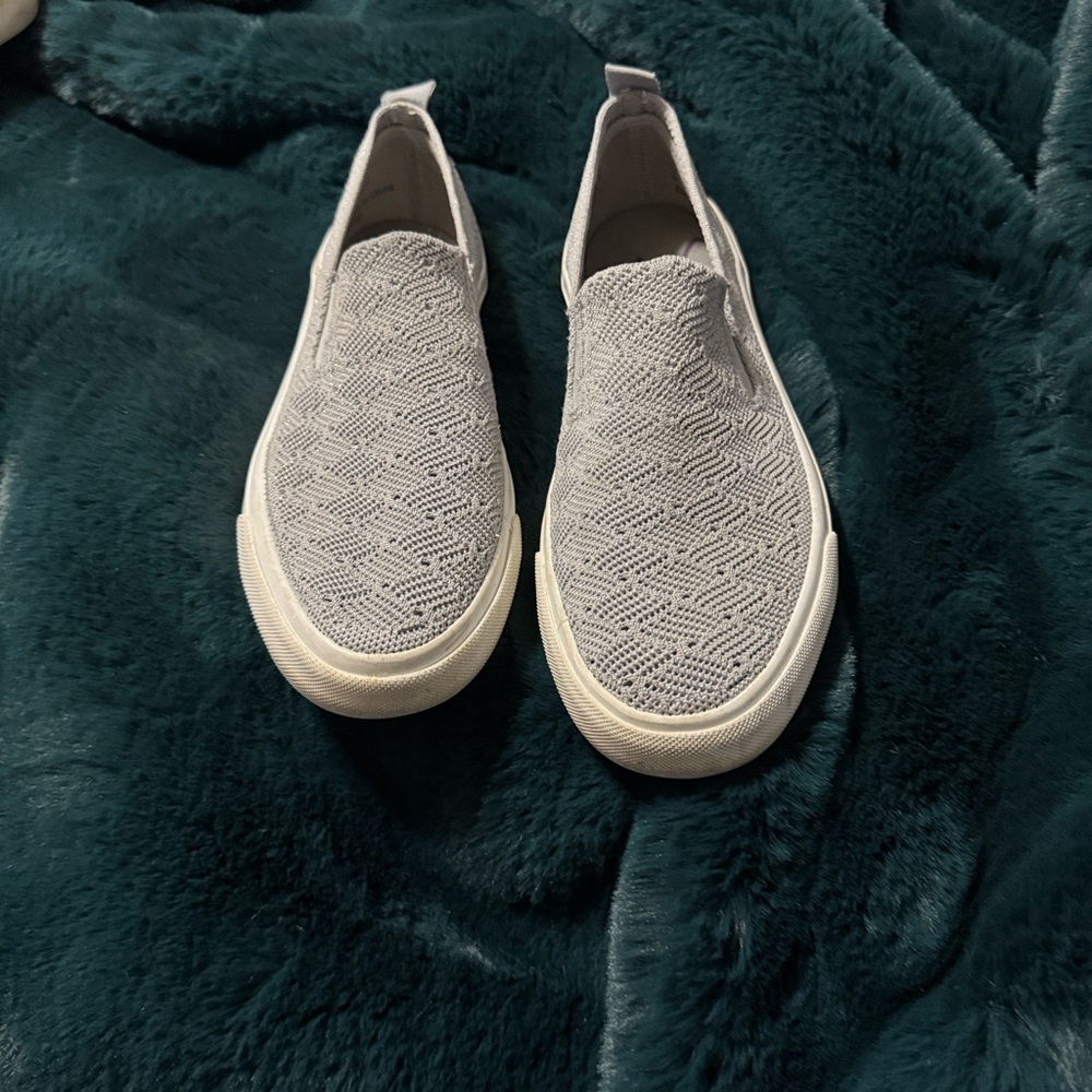 Women's Gray Slip-On Flats